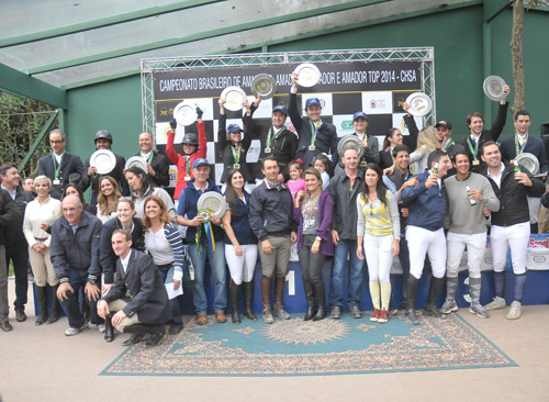 Os campeões por equipes no Brasileiro de Amadores