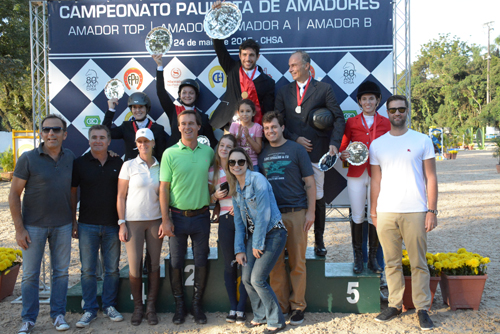 Marcelo Ramos é o campeão paulista Amador Top e Julia Parente, campeã Amador