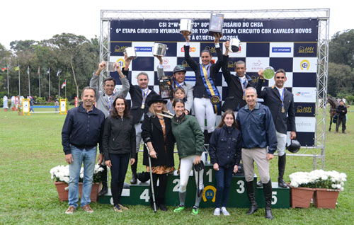 Andrea Muniz e Litchin Xangô papam Copa Ouro nos 80 anos do CHSA