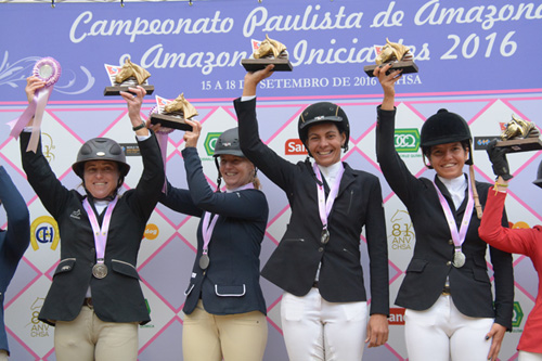 CHSA fatura 1º ouro e bronze por equipes no Paulista de Amazonas em casa