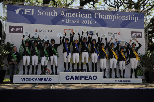 Brasil conquista prata e bronze por equipes no Sul Americano Mirim