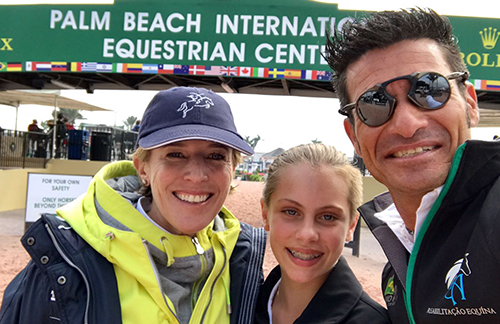 Selfie especial: Dani Miron e a campeã das campeãs Meredith Michael Beerbaum