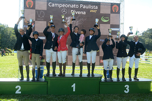 CHSA leva ouro, prata e bronze por equipes no Paulista de Masters