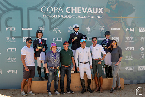 Santamarenses no pódio da Copa Chevaux, no Haras Albar, em Campinas