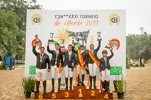 Cesar Almeida com Quattro´s Boy: campeão Copa Ouro na abertura do Torneio de Verão