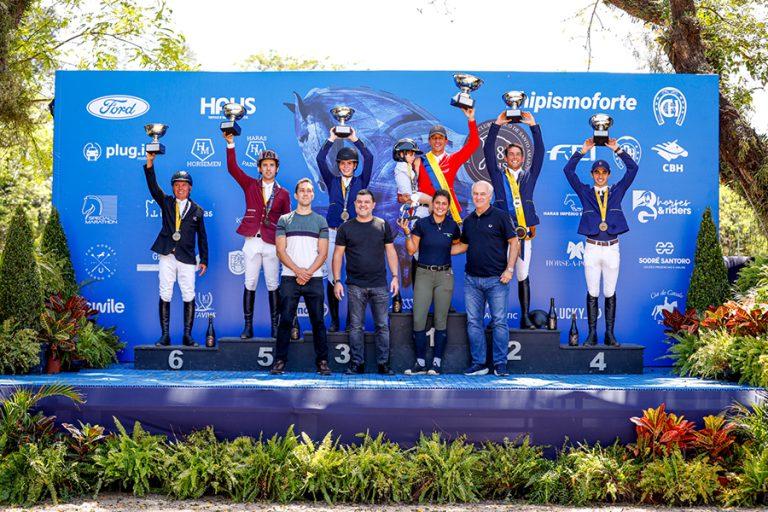 Lucio Osório vence prova Internacional, a 1.50m, e Pedro Cordeiro, a Copa Ouro, a 1.40m, nos 88 anos do CHSA